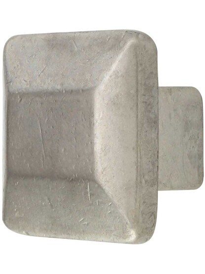 Trapezoidal Bronze Cabinet Knob 1 1/4-Inch in White Bronze.